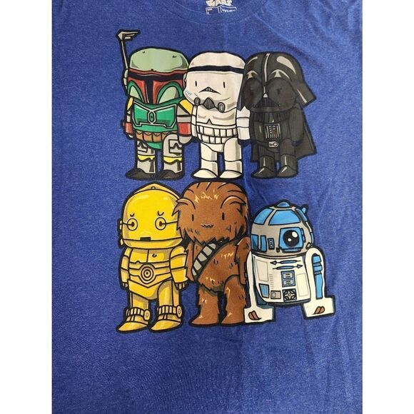 Star Wars Babies large blue short sleeved t-shirt - Picture 2 of 4